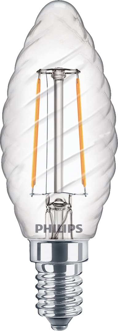 Philips LED-lyspære 2W E14