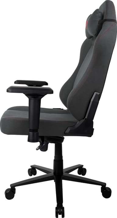 Arozzi Primo Woven Fabric gamingstol (sort/grå med rød logo)