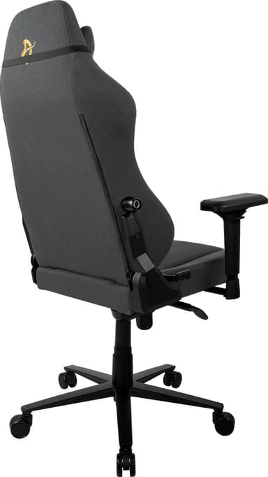 Arozzi Primo Woven Fabric gamingstol (sort/grå med gullfarget logo)