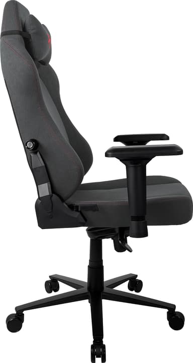Arozzi Primo Woven Fabric gamingstol (sort/grå med rød logo)