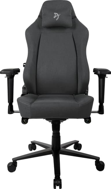 Arozzi Primo Woven Fabric gamingstol (sort/grå med grå logo)
