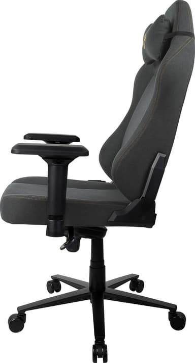 Arozzi Primo Woven Fabric gamingstol (sort/grå med gullfarget logo)