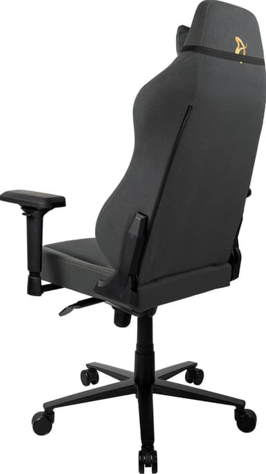 Arozzi Primo Woven Fabric gamingstol (sort/grå med gullfarget logo)