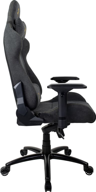 Arozzi Verona Signature Soft Fabric gamingstol (grå, gullfarget logo)