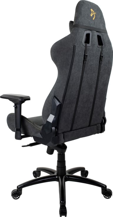 Arozzi Verona Signature Soft Fabric gamingstol (grå, gullfarget logo)