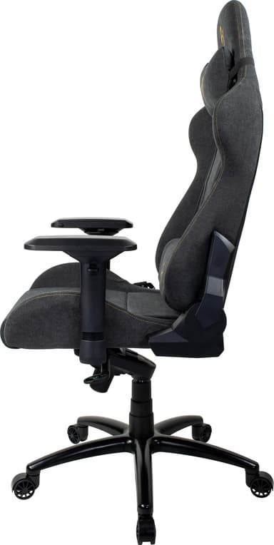 Arozzi Verona Signature Soft Fabric gamingstol (grå, gullfarget logo)