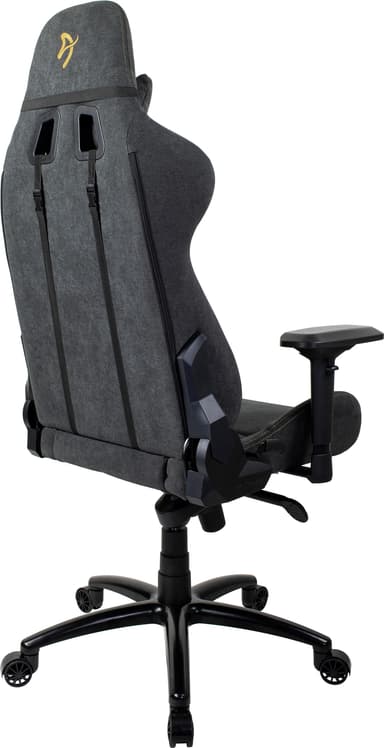 Arozzi Verona Signature Soft Fabric gamingstol (grå, gullfarget logo)
