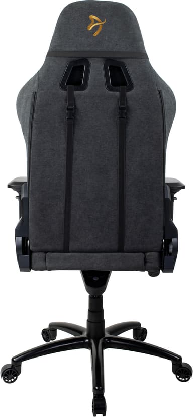 Arozzi Verona Signature Soft Fabric gamingstol (grå, gullfarget logo)