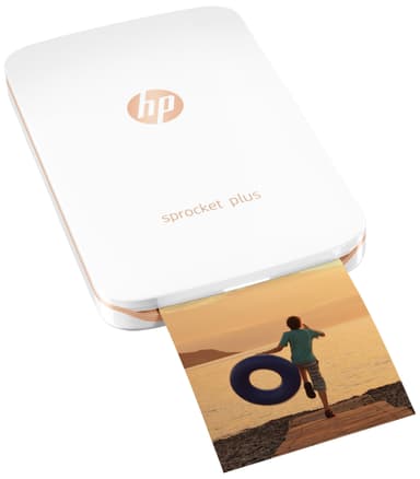 HP Sprocket Plus mobilfotoskriver (hvit)