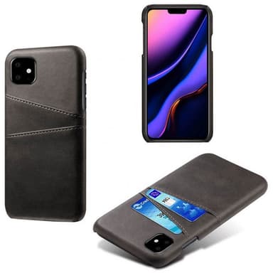 Retro deksel med kort Apple iPhone 12 mini (5.4")  - Mørkegrå
