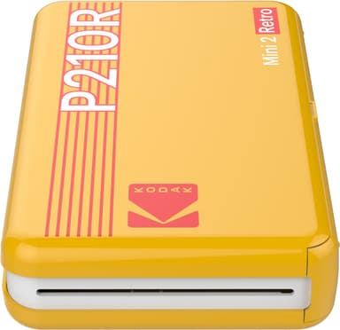 Kodak Mini 2 Plus Retro fotoskriver (gul) Elkjøp