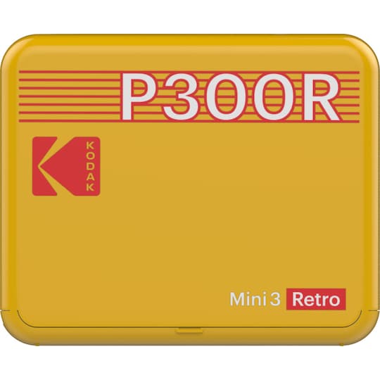 Kodak Mini 3 Plus Retro fotoskriver (gul)
