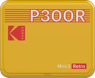Kodak Mini 3 Plus Retro fotoskriver (gul)