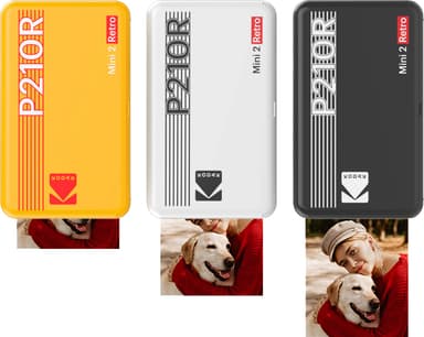 Kodak Mini 2 Plus Retro fotoskriver (hvit)
