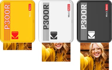 Kodak Mini 3 Plus Retro fotoskriver (sort)