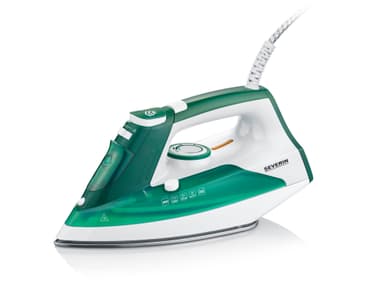 Severin dampstrykejern 2400 watt grønn/hvit