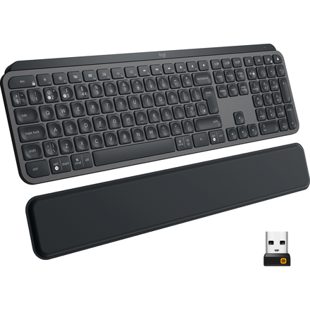 Logitech MX Keys Plus trådløst tastatur (graphite black)