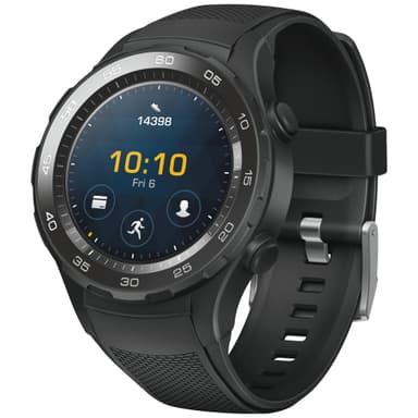 Huawei Watch W2 smartklokke 4G/LTE versjon (sort)