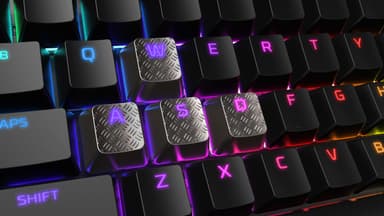 HyperX gaming keycaps (titanium)