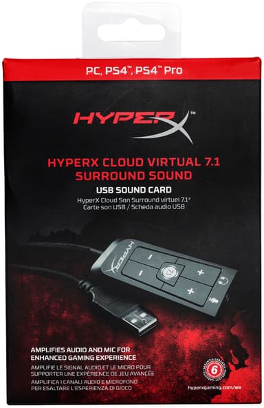 HyperX Cloud 7.1 USB lydkort
