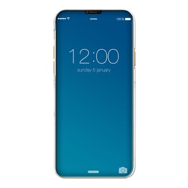 iDeal fashion deksel for iPhone X (hvit marmor)