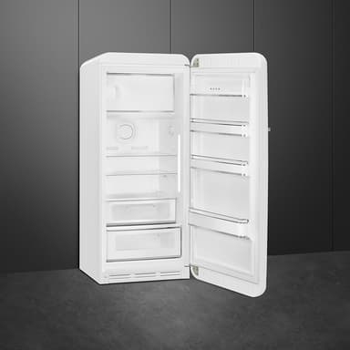 Smeg 50-talls kjøleskap med fryser FAB28RWH3 (hvit