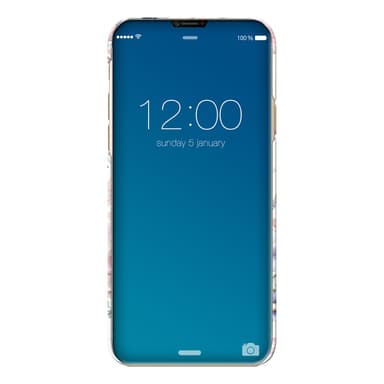 iDeal Fashion deksel for iPhone X (romantiske blomster)