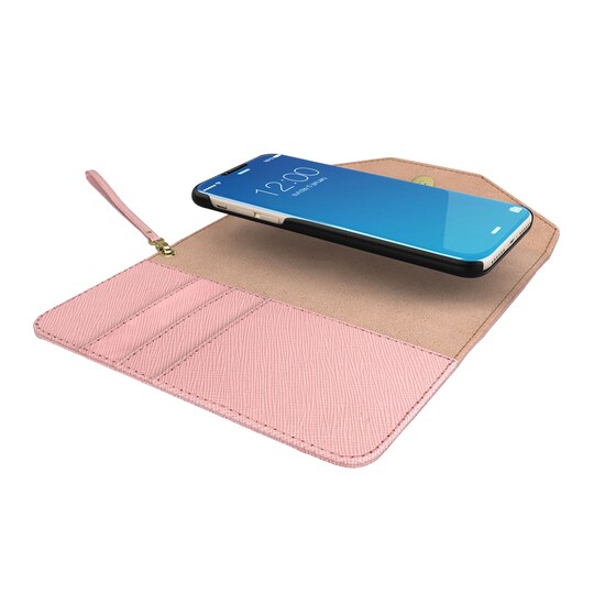 iDeal Mayfair clutch for iPhone X (rosa)