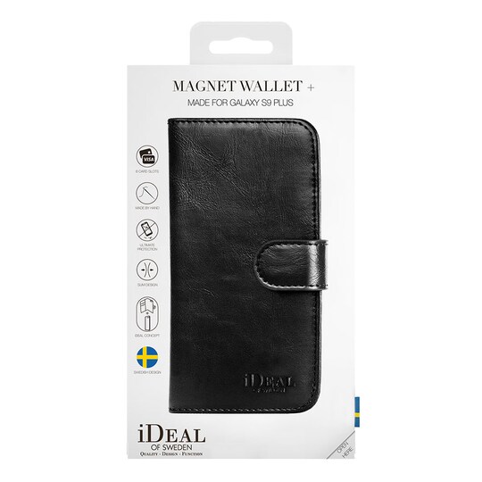 iDeal Magnet lommebok for Samsung Galaxy S9+ (sort)