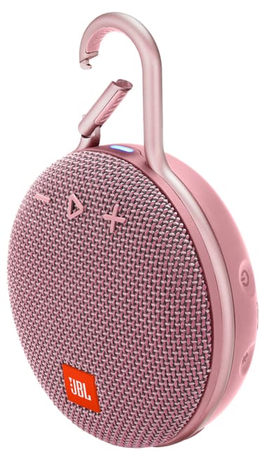 JBL Clip 3 høyttaler (rosa)