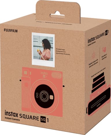 Fujifilm Instax Square SQ1 polaroidkamera (oransje)