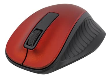 DELTACO Wireless optical mouse, 1200 DPI, red