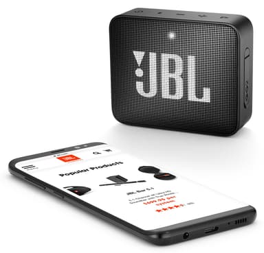 JBL GO 2 trådløs høyttaler (sort)