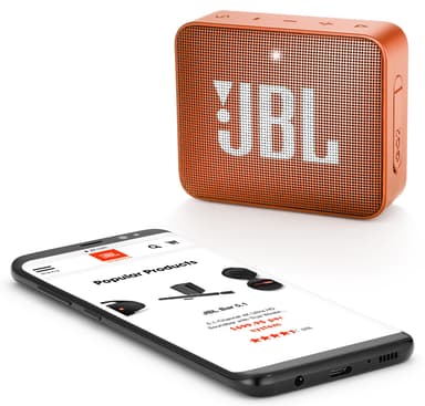 JBL GO 2 trådløs høyttaler (oransje)