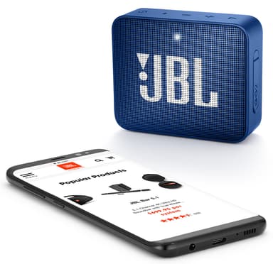JBL GO 2 trådløs høyttaler (blå) - Elkjøp
