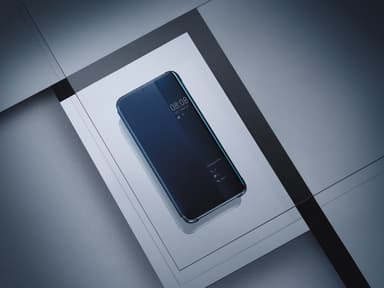 Huawei P20 Pro Smart View mobildeksel (dypblå)
