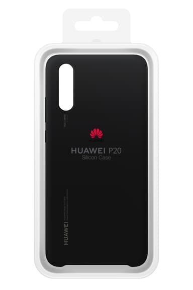 Huawei P20 Silicone deksel (sort) Deksler og etui til Huawei P20 Pro Silicone deksel (sort) Deksler og etui til