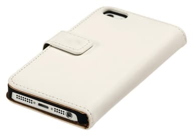 Smartphone Lommebok Bok Apple iPhone 5s Hvit