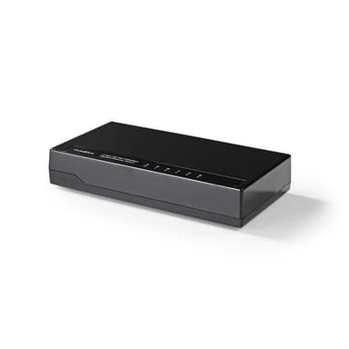 Nettverksswitcher | 5 porter | 1 Gbps | LED-indikatorlampe