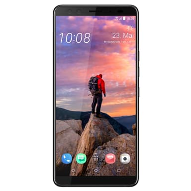 HTC U12+ smarttelefon (keramisk sort)