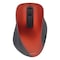 DELTACO Wireless optical mouse, 1200 DPI, red