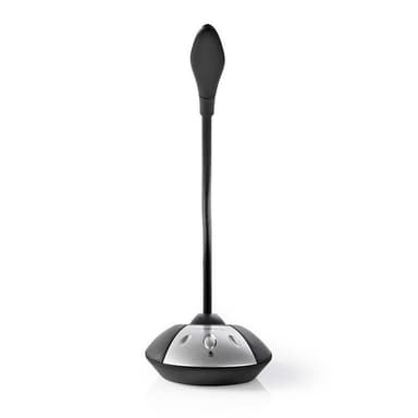 Kablet Mikrofon | USB | Sort/grå