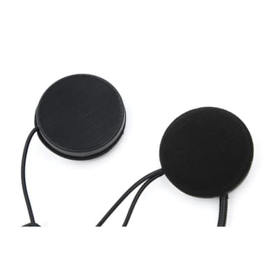 Bluetooth-hodesett for motorsykkelhjelm - svart