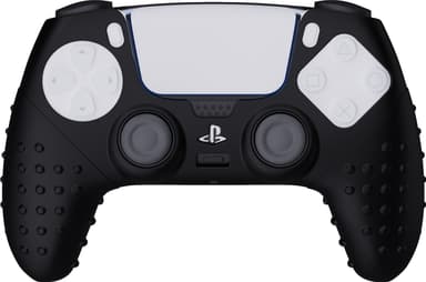 Piranha beskyttende silikondeksel til PS5-kontroller (sort)