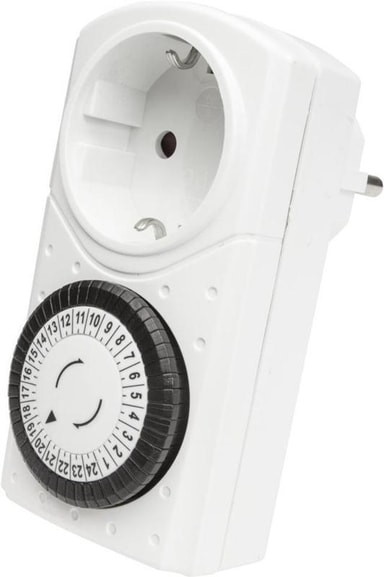 Smartline timer med stikkontakt 312364 (2-pakning) - Elkjøp