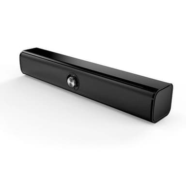 Kraftig bærbar Bluetooth-høyttaler, avlang - svart
