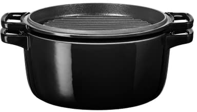 KitchenAid Artisan støpejernsgryte KCPI40CROB (sort)