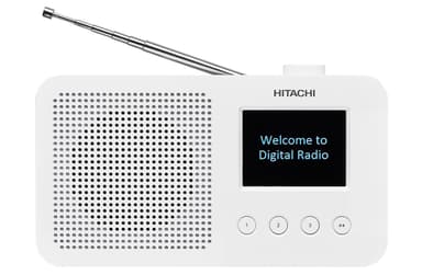 Hitachi DAB/DAB+/FM+ radio KHD150E (hvit)