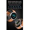 Smartwatch - måler temperatur, hjertefrekvens, blodtrykk - Brun