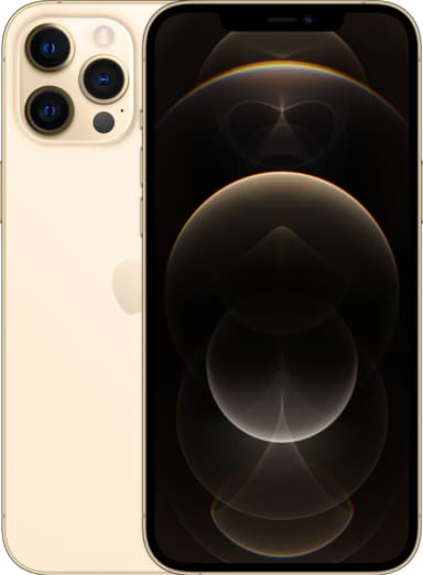 iPhone 12 Pro Max - 5G smarttelefon 128 GB (gull)